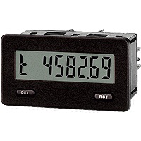 Red Lion Timer Panel Meter; 3" x 1.5"; 7 Digits; LCD; 9-28VDC; Logic Input